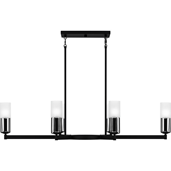 Quoizel - CRZ648MBK - Six Light Linear Chandelier - Cruz - Matte Black