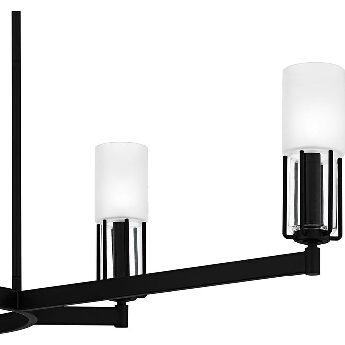 Quoizel - CRZ648MBK - Six Light Linear Chandelier - Cruz - Matte Black