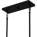 Quoizel - CRZ648MBK - Six Light Linear Chandelier - Cruz - Matte Black