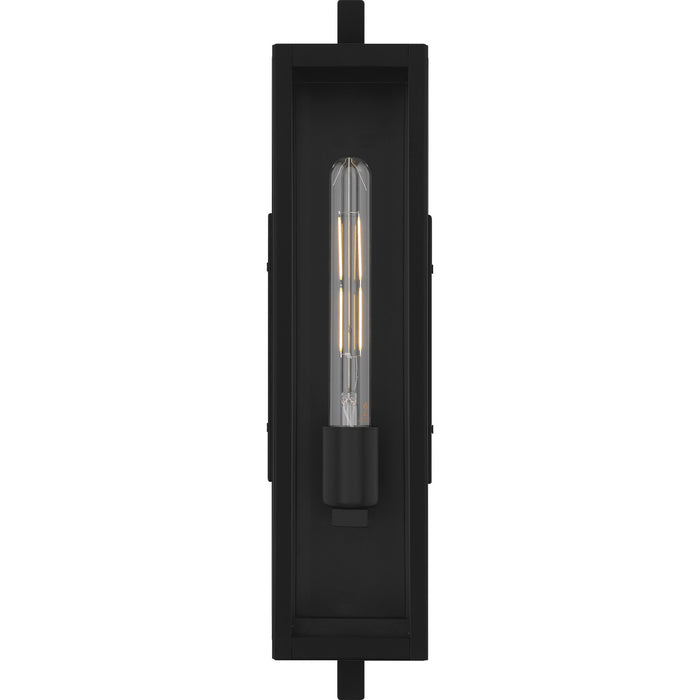 Quoizel - DLE8405MBK - One Light Outdoor Wall Lantern - Dale - Matte Black