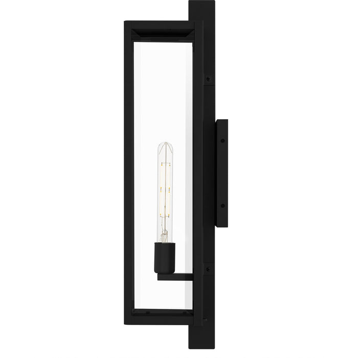 Quoizel - DLE8406MBK - One Light Outdoor Wall Lantern - Dale - Matte Black
