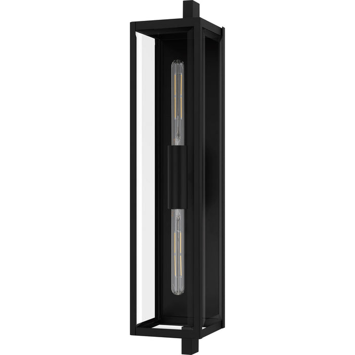 Quoizel - DLE8407MBK - Two Light Outdoor Wall Lantern - Dale - Matte Black