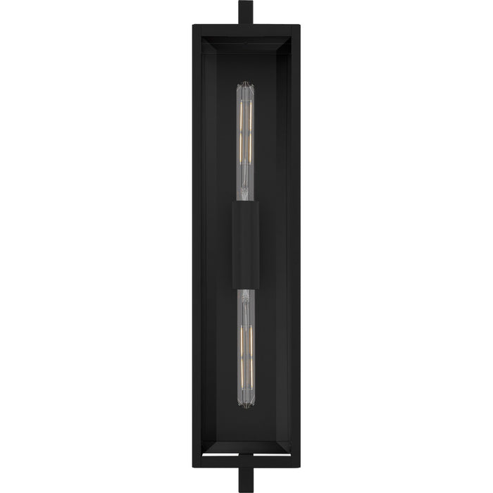 Quoizel - DLE8407MBK - Two Light Outdoor Wall Lantern - Dale - Matte Black