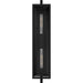 Quoizel - DLE8407MBK - Two Light Outdoor Wall Lantern - Dale - Matte Black