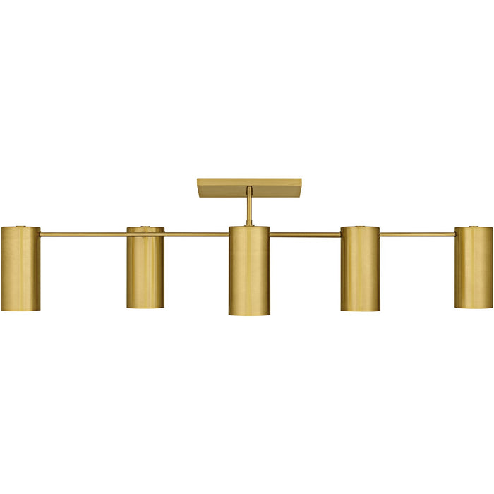 Quoizel - FLD1750BRG - Six Light Semi-Flush Mount - Foreland - Brushed Gold