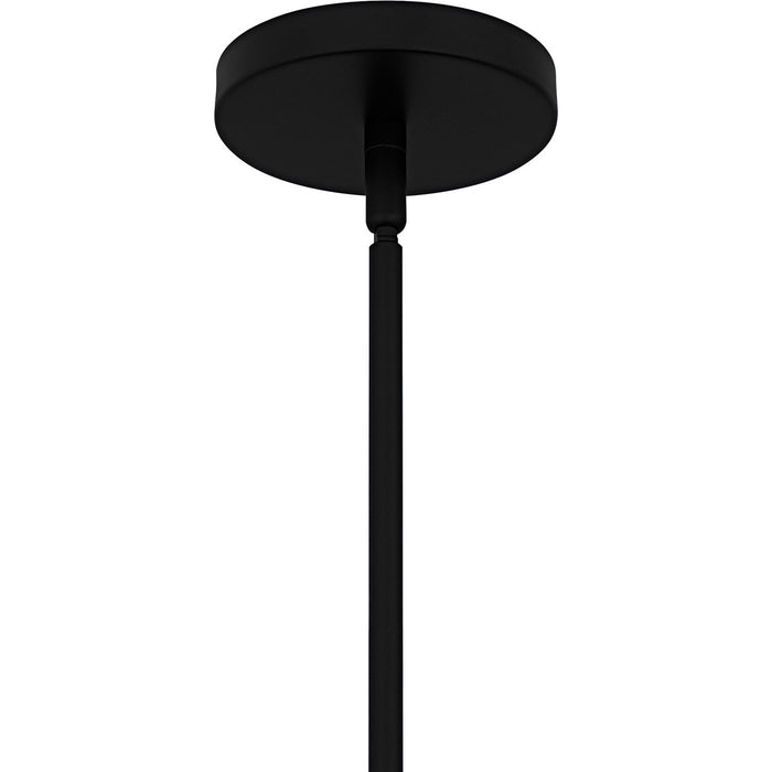 Quoizel - FRK1812MBK - Three Light Pendant - Frankie - Matte Black