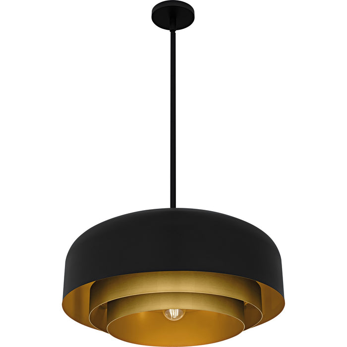 Quoizel - FRK2822MBK - Four Light Pendant - Frankie - Matte Black