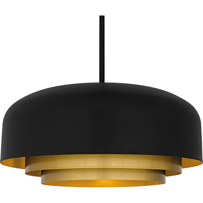 Quoizel - FRK2822MBK - Four Light Pendant - Frankie - Matte Black