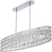 Quoizel - GIB542C - Five Light Linear Chandelier - Gibson - Polished Chrome
