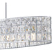 Quoizel - GIB542C - Five Light Linear Chandelier - Gibson - Polished Chrome