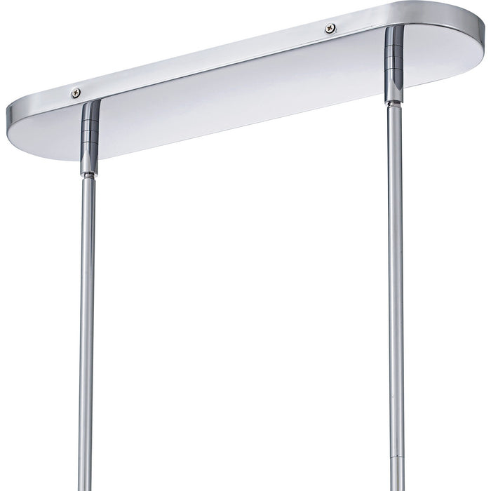 Quoizel - GIB542C - Five Light Linear Chandelier - Gibson - Polished Chrome