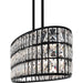 Quoizel - GIB542MBK - Five Light Linear Chandelier - Gibson - Matte Black