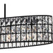 Quoizel - GIB542MBK - Five Light Linear Chandelier - Gibson - Matte Black