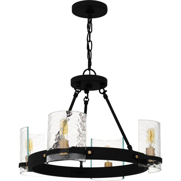 Quoizel - GLC5020MBK - Four Light Chandelier - Gloucester - Matte Black