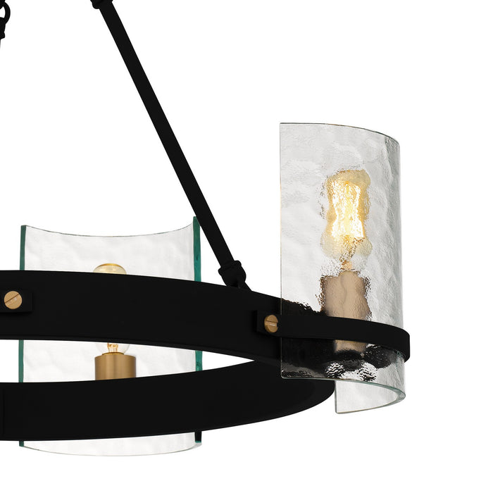 Quoizel - GLC5020MBK - Four Light Chandelier - Gloucester - Matte Black