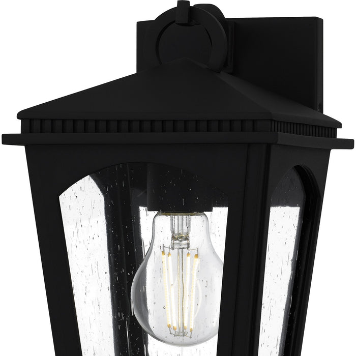 Quoizel - HUK8406EK - One Light Outdoor Wall Lantern - Huck - Earth Black