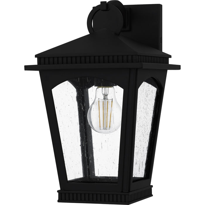Quoizel - HUK8408EK - One Light Outdoor Wall Lantern - Huck - Earth Black