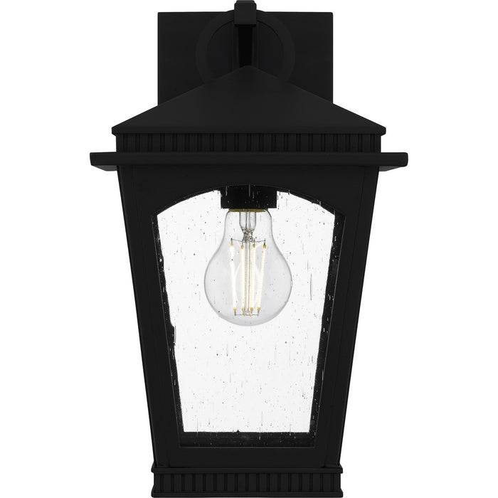 Quoizel - HUK8408EK - One Light Outdoor Wall Lantern - Huck - Earth Black