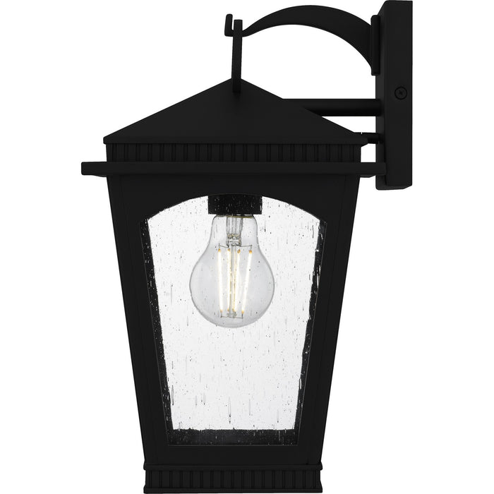 Quoizel - HUK8408EK - One Light Outdoor Wall Lantern - Huck - Earth Black