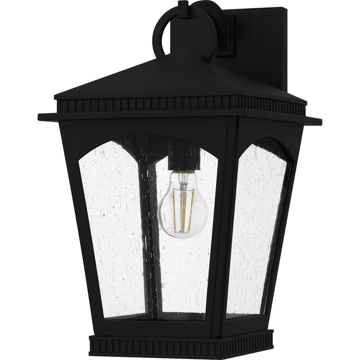 Quoizel - HUK8410EK - One Light Outdoor Wall Lantern - Huck - Earth Black