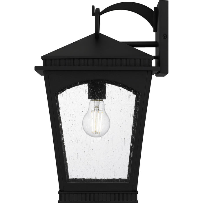 Quoizel - HUK8410EK - One Light Outdoor Wall Lantern - Huck - Earth Black