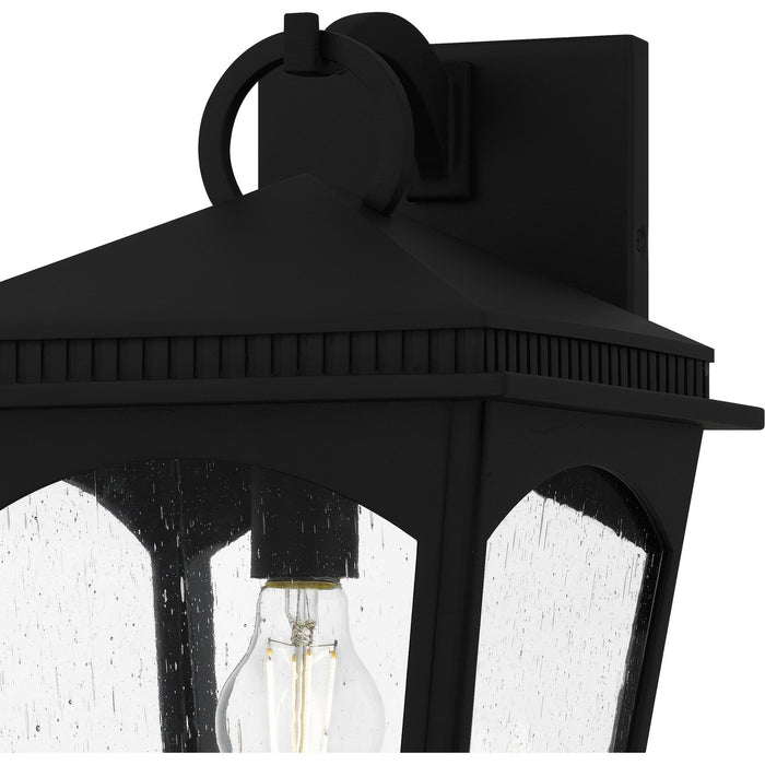 Quoizel - HUK8410EK - One Light Outdoor Wall Lantern - Huck - Earth Black