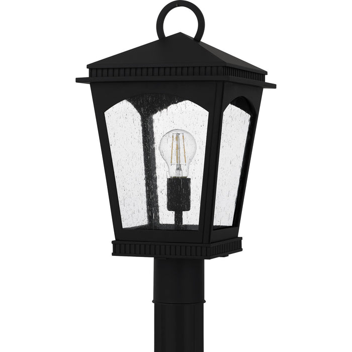 Quoizel - HUK9010EK - One Light Outdoor Post Lantern - Huck - Earth Black
