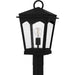 Quoizel - HUK9010EK - One Light Outdoor Post Lantern - Huck - Earth Black