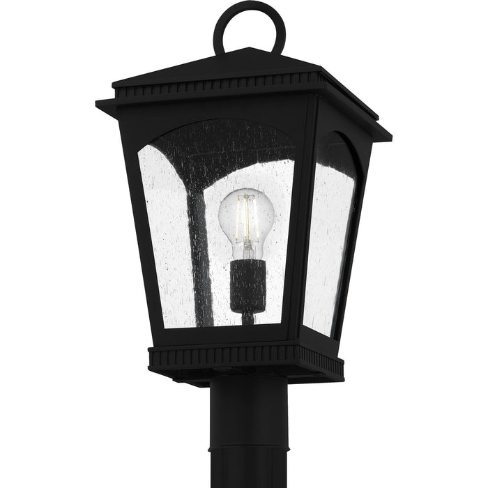 Quoizel - HUK9010EK - One Light Outdoor Post Lantern - Huck - Earth Black
