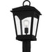 Quoizel - HUK9010EK - One Light Outdoor Post Lantern - Huck - Earth Black