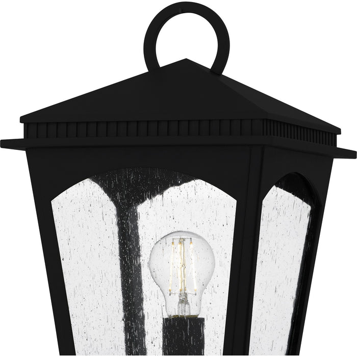 Quoizel - HUK9010EK - One Light Outdoor Post Lantern - Huck - Earth Black