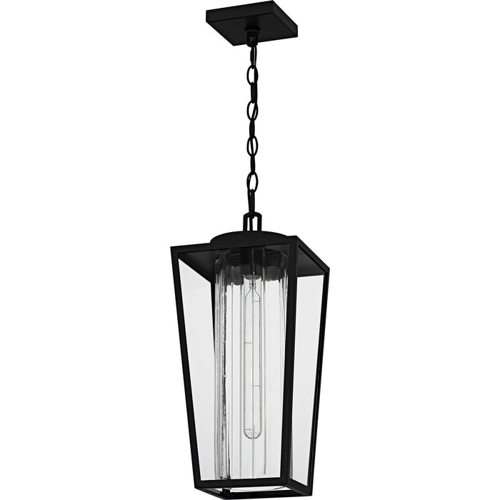Quoizel - JET1909MBK - One Light Outdoor Hanging Lantern - Jett - Matte Black