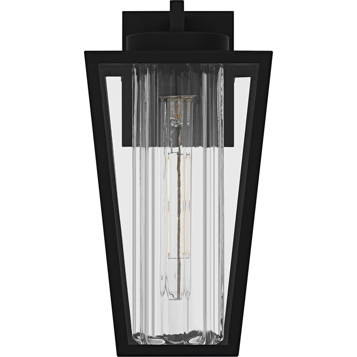 Quoizel - JET8407MBK - One Light Outdoor Wall Lantern - Jett - Matte Black
