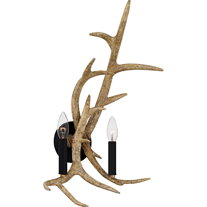 Quoizel - JR8713EK - Two Light Wall Sconce - Journey - Earth Black