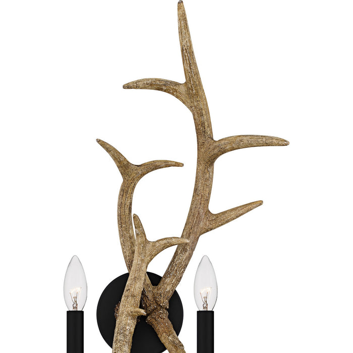 Quoizel - JR8713EK - Two Light Wall Sconce - Journey - Earth Black