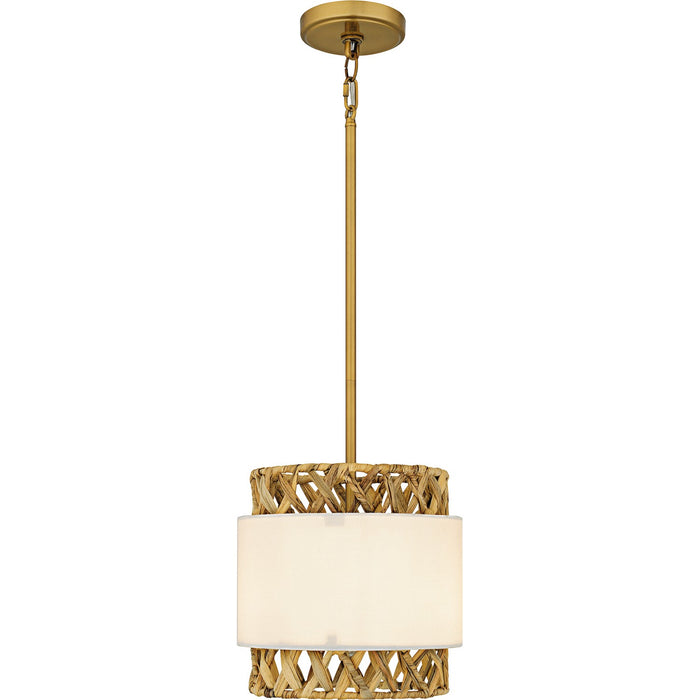 Quoizel - KAT1510BRG - One Light Mini Pendant - Kate - Brushed Gold