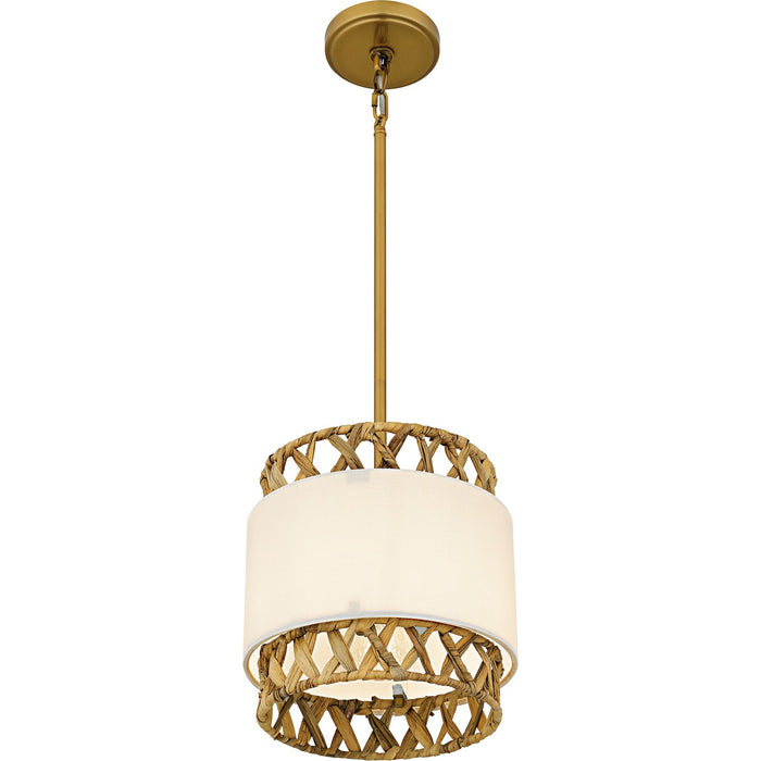 Quoizel - KAT1510BRG - One Light Mini Pendant - Kate - Brushed Gold