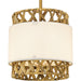 Quoizel - KAT1510BRG - One Light Mini Pendant - Kate - Brushed Gold