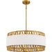 Quoizel - KAT2824BRG - Five Light Pendant - Kate - Brushed Gold