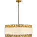 Quoizel - KAT2824BRG - Five Light Pendant - Kate - Brushed Gold