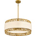 Quoizel - KAT2824BRG - Five Light Pendant - Kate - Brushed Gold