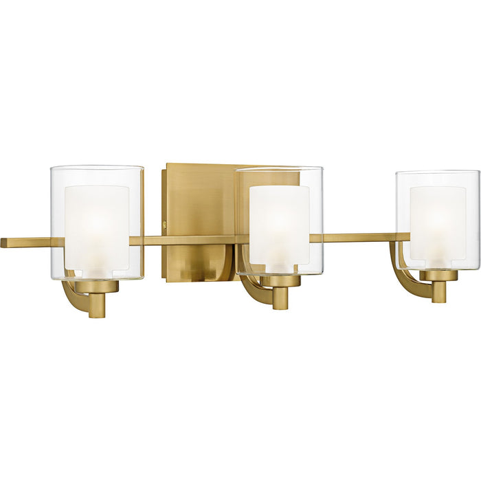 Quoizel - KLT8603BRGLED - Three Light Bath - Kolt - Brushed Gold