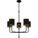 Quoizel - LKY5028MBK - Five Light Chandelier - Lockery - Matte Black
