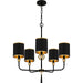 Quoizel - LKY5028MBK - Five Light Chandelier - Lockery - Matte Black