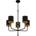 Quoizel - LKY5028MBK - Five Light Chandelier - Lockery - Matte Black