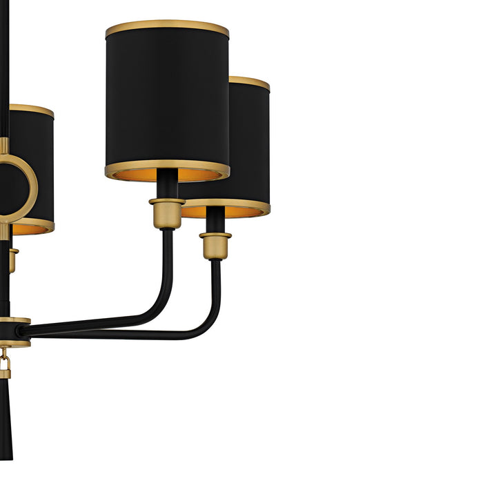 Quoizel - LKY5028MBK - Five Light Chandelier - Lockery - Matte Black