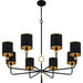 Quoizel - LKY5040MBK - Eight Light Chandelier - Lockery - Matte Black