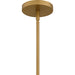 Quoizel - LMI1814BWS - One Light Pendant - Lumi - Brushed Weathered Brass