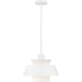 Quoizel - LMI1814W - One Light Pendant - Lumi - Matte White