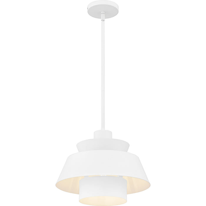 Quoizel - LMI1814W - One Light Pendant - Lumi - Matte White